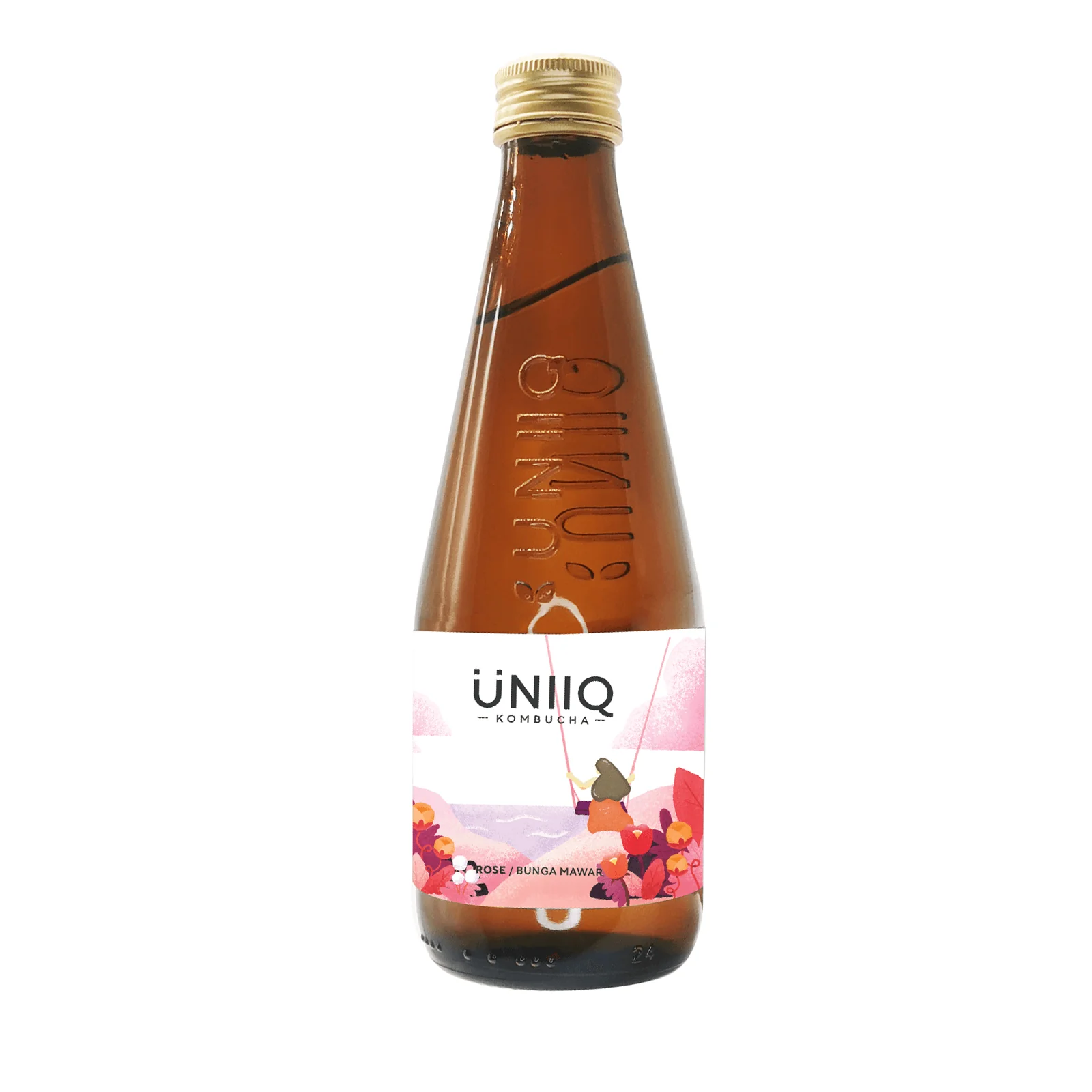 Uniiq Kombucha Rose 315ml - Image 2