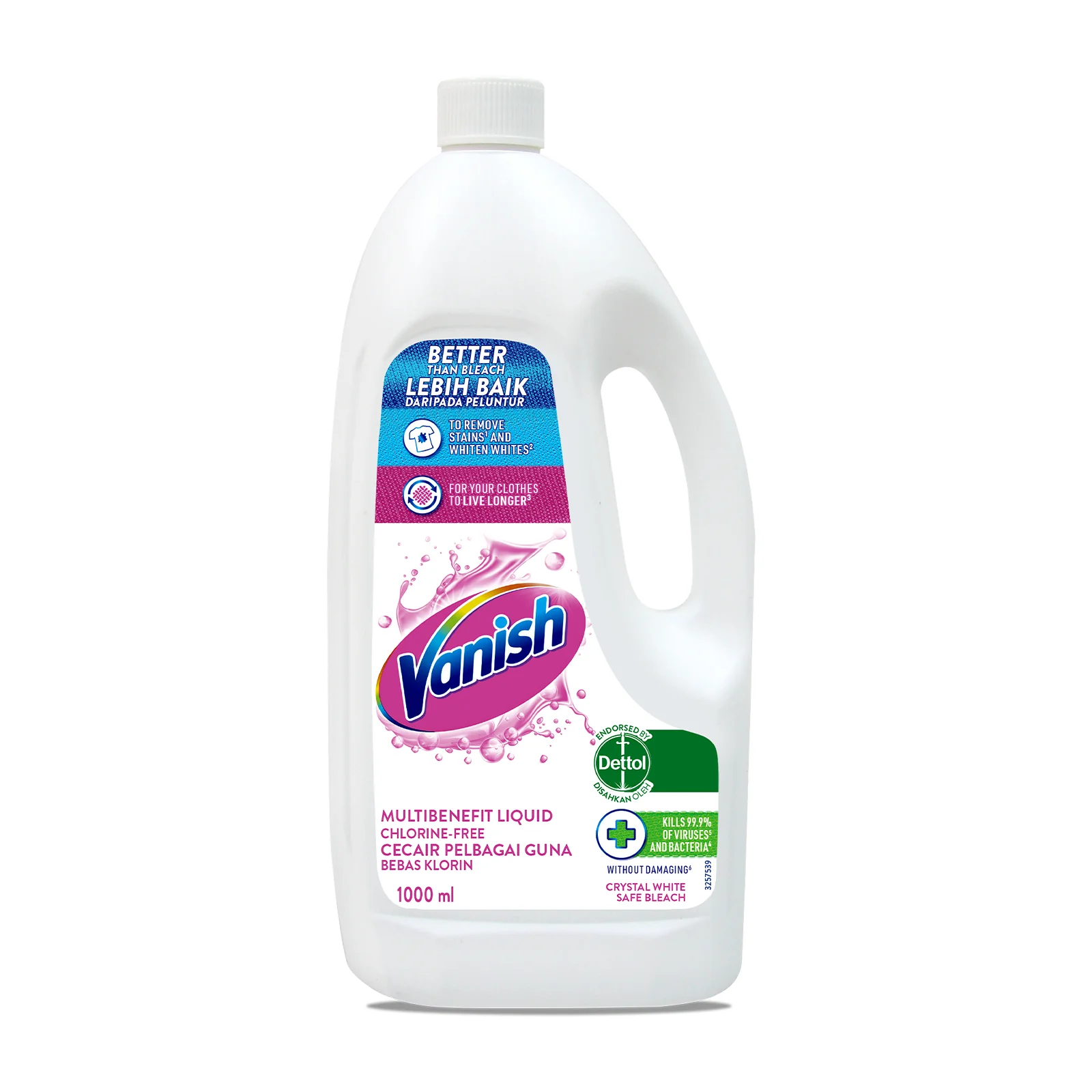 Vanish White Liquid Bottle 1L - Image 2