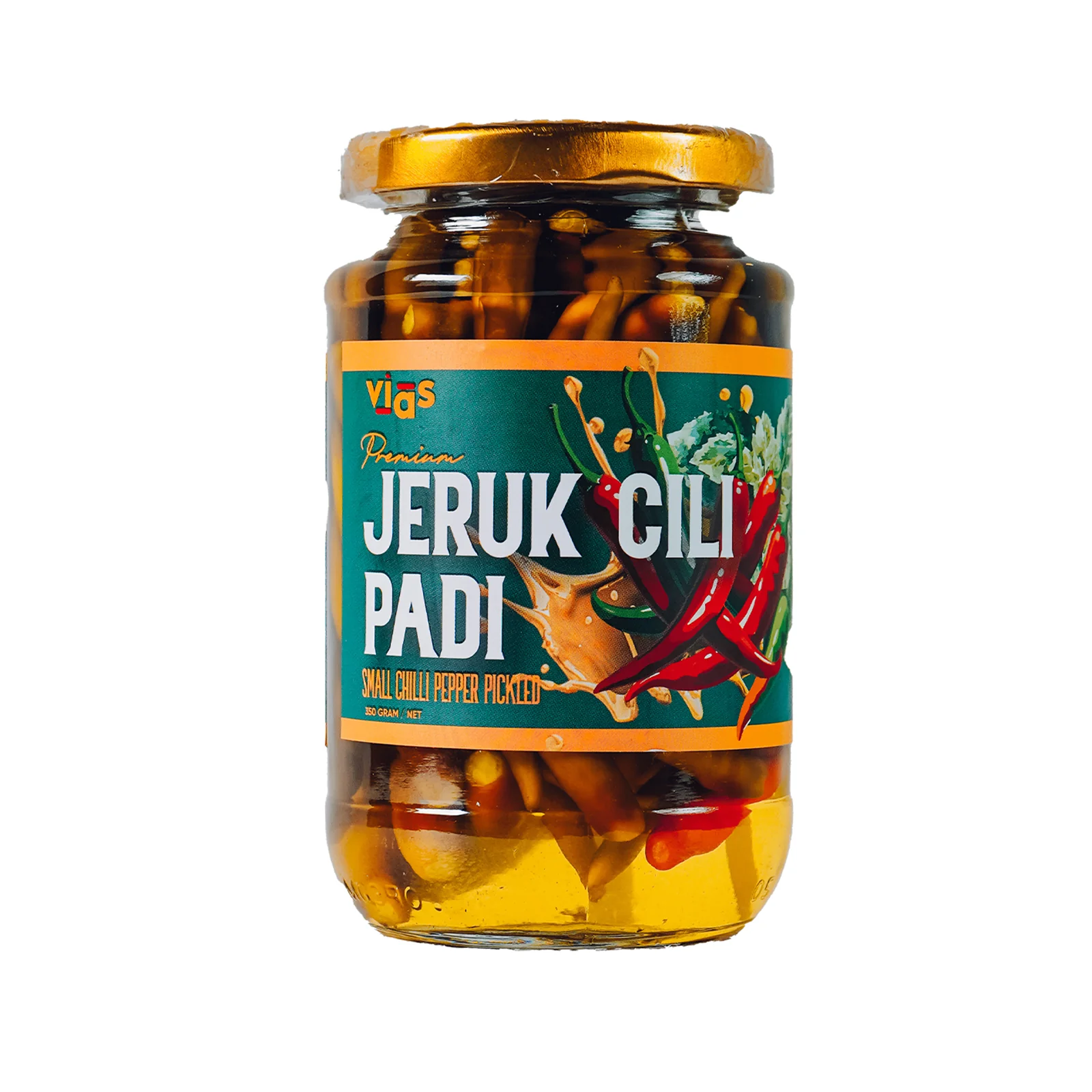 Vias Kampung Pickled Hot Chilli 350g - Image 2