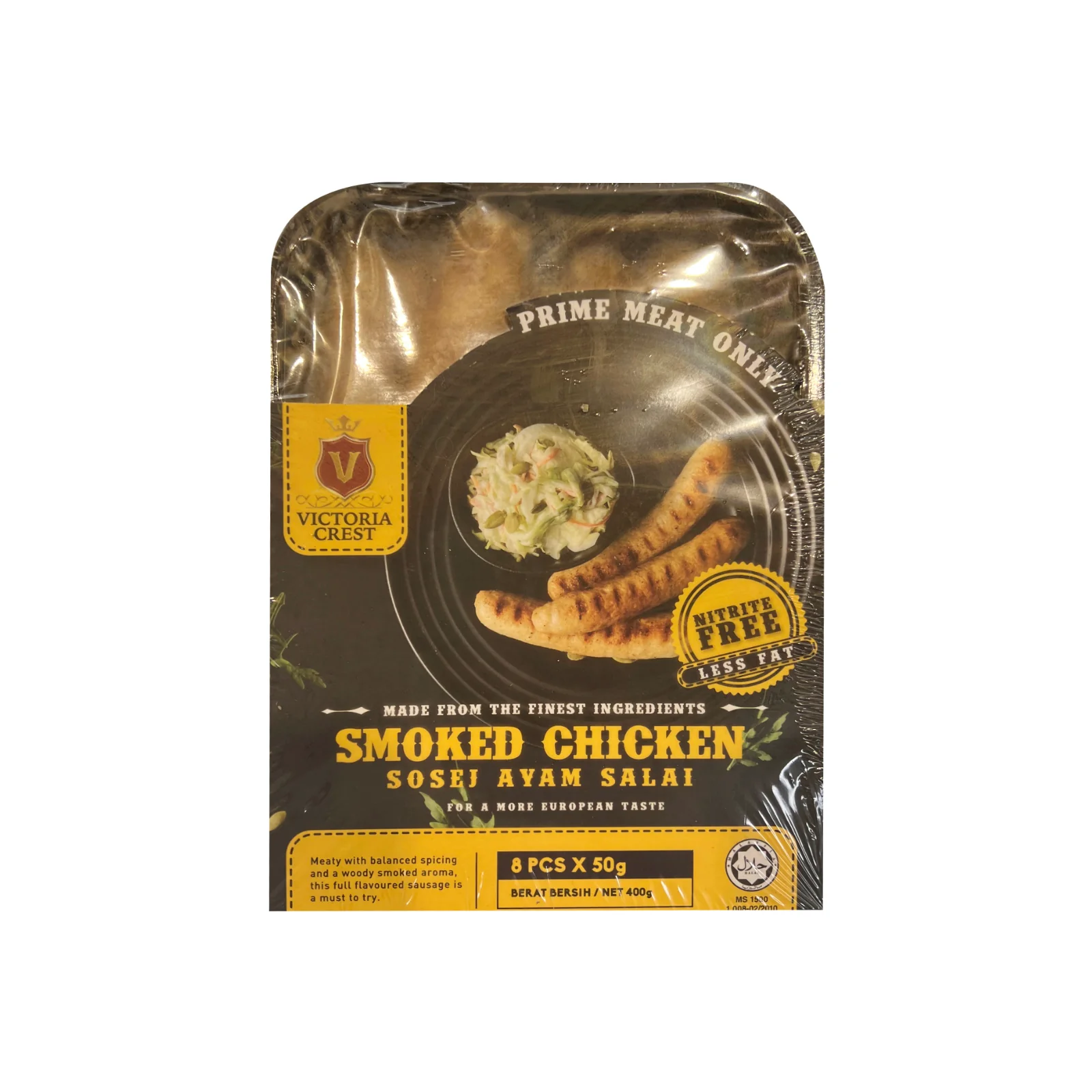 Victoria Crest Smoked Chicken Sausage 50g x 8 - Image 2