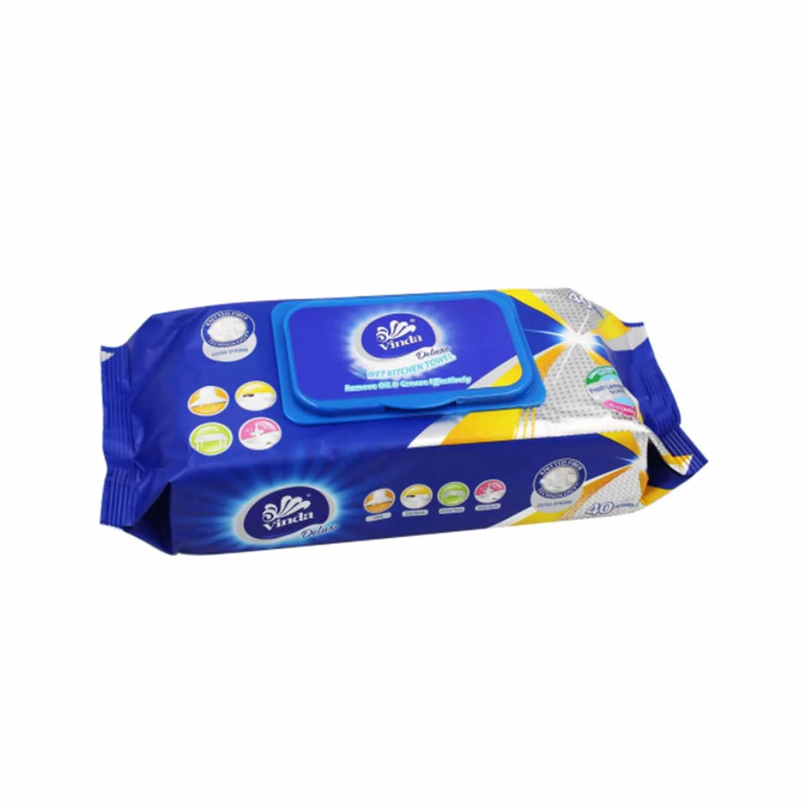 Vinda Deluxe Kitchen Wet Wipes 40sheets - Image 2