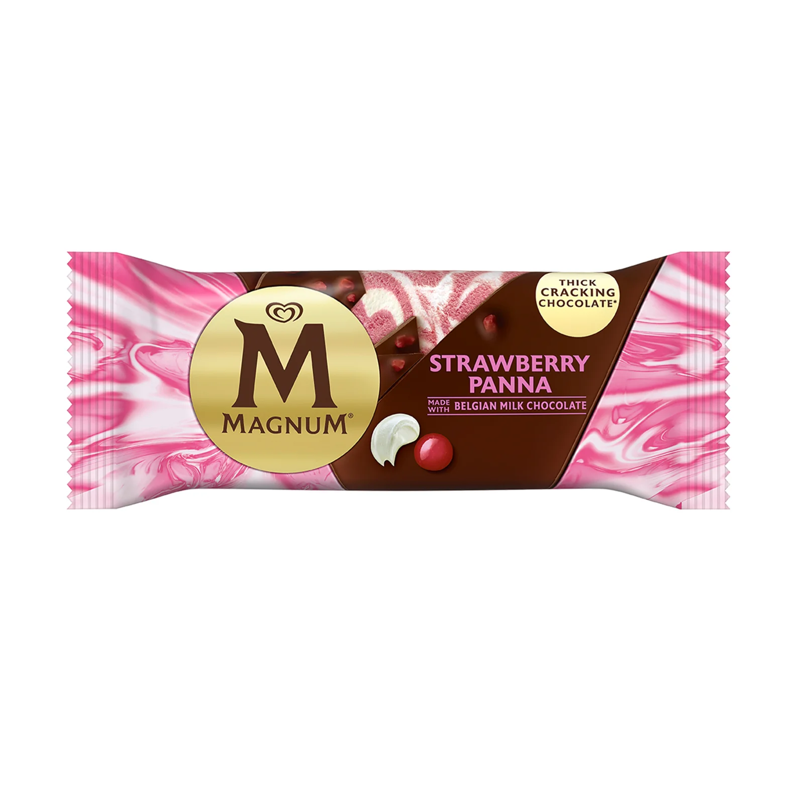 Walls Magnum Strawberry Panna 80ml - Image 2