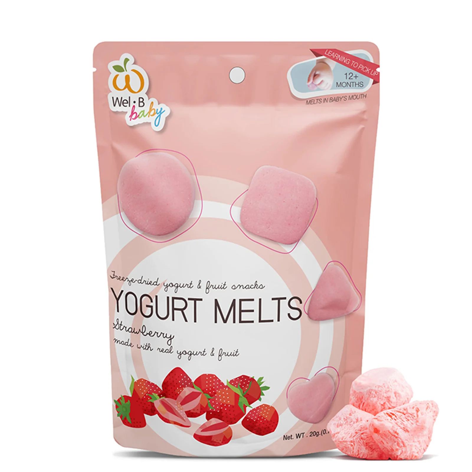 Wei - B Yogurt Melts Mixed Berry 20g - Image 2