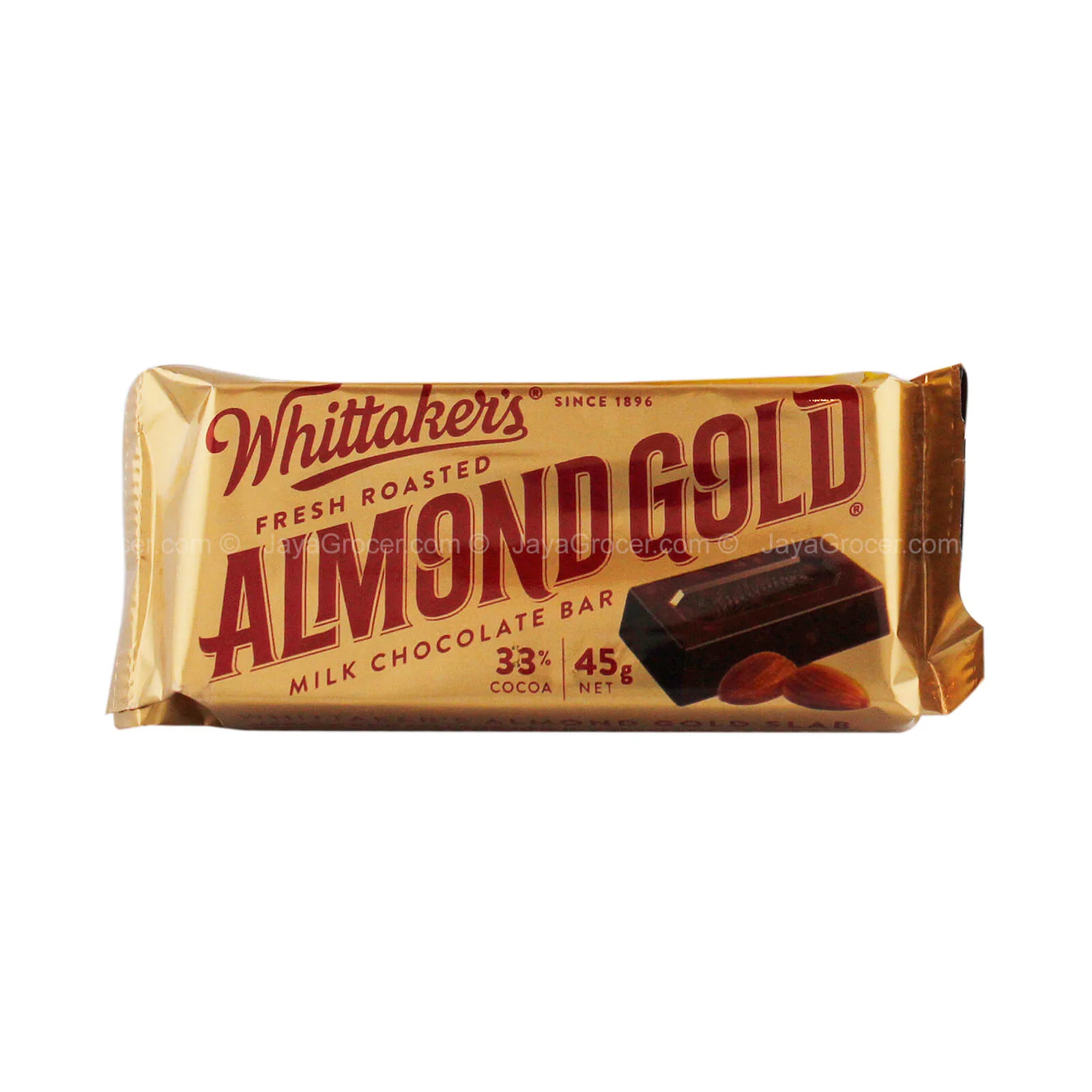 Whittakers Almond Gold Slab 45g - Image 2