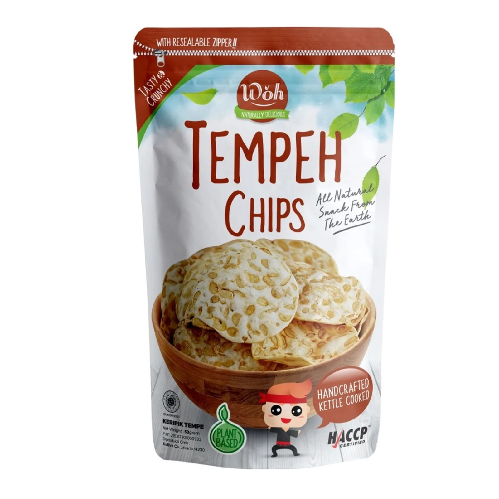 Woh Original Tempeh Chips 100g - Image 2