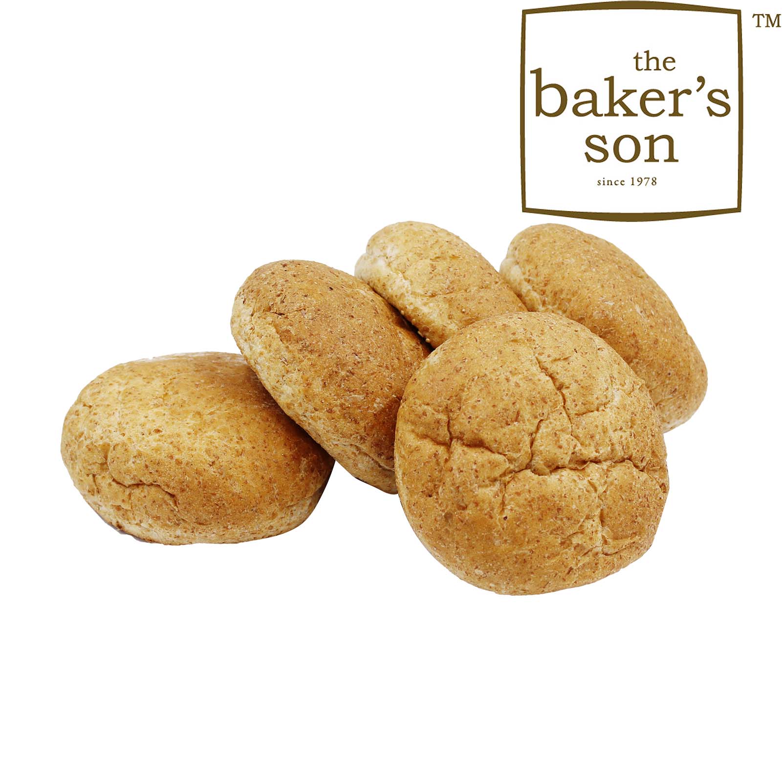 Wholemeal Burger Bun 5pcs/pack - Image 2