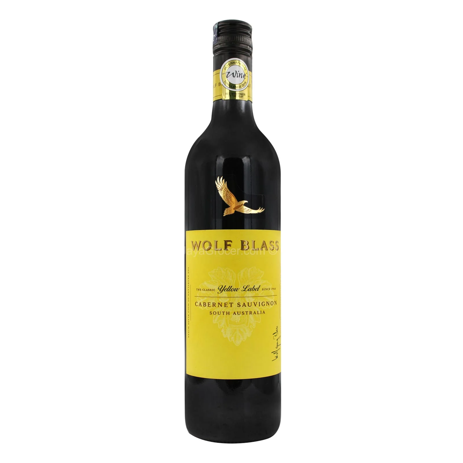 Wolfblass Yellow Label Cabernet Sauvignon Wine 750ml - Image 2