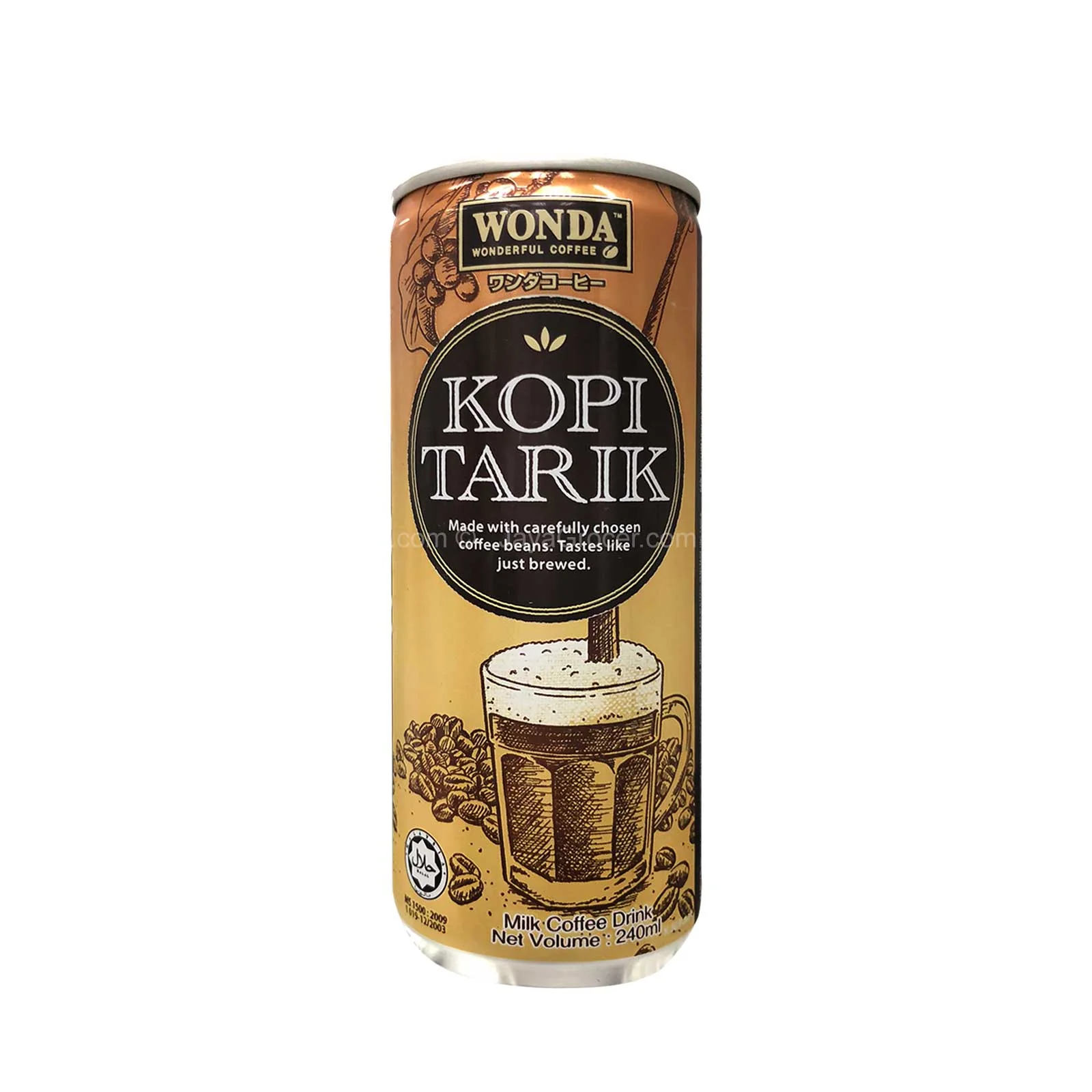 Wonda Premium Coffee Kopi Tarik 240ml - Image 2