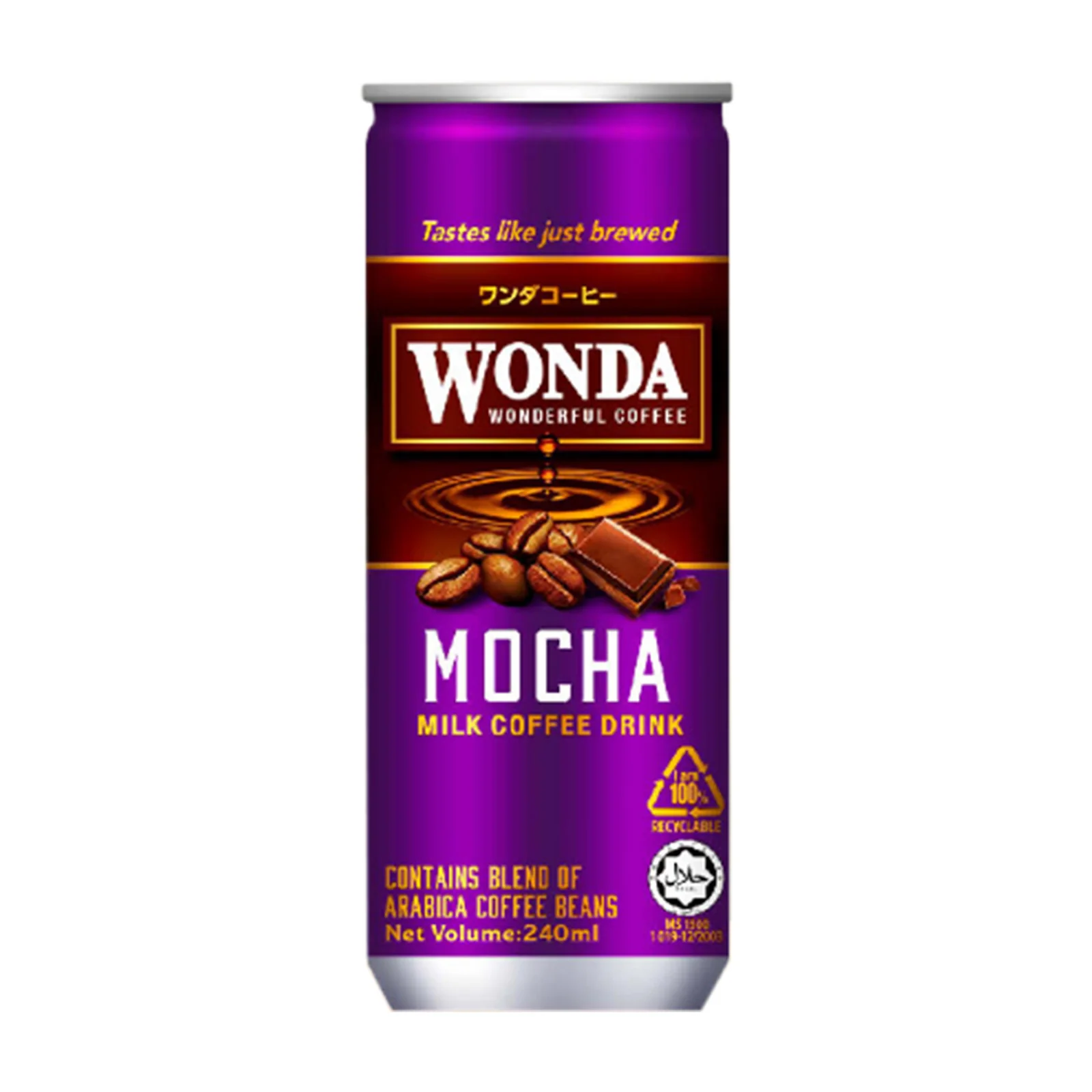Wonda Premium Coffee Mocha 240ml - Image 2