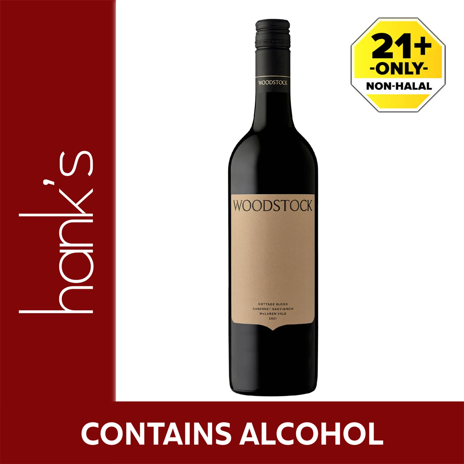 Woodstock Mclaren Cabernet Sauvignon 750ml - Image 2