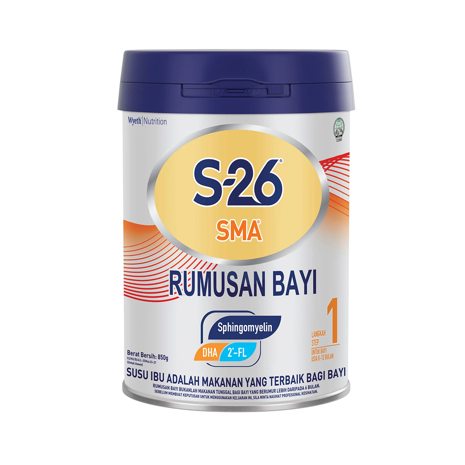 Wyeth S-26 Gold SMA Step 1 Infant Formula Milk Powder 850g - Image 2