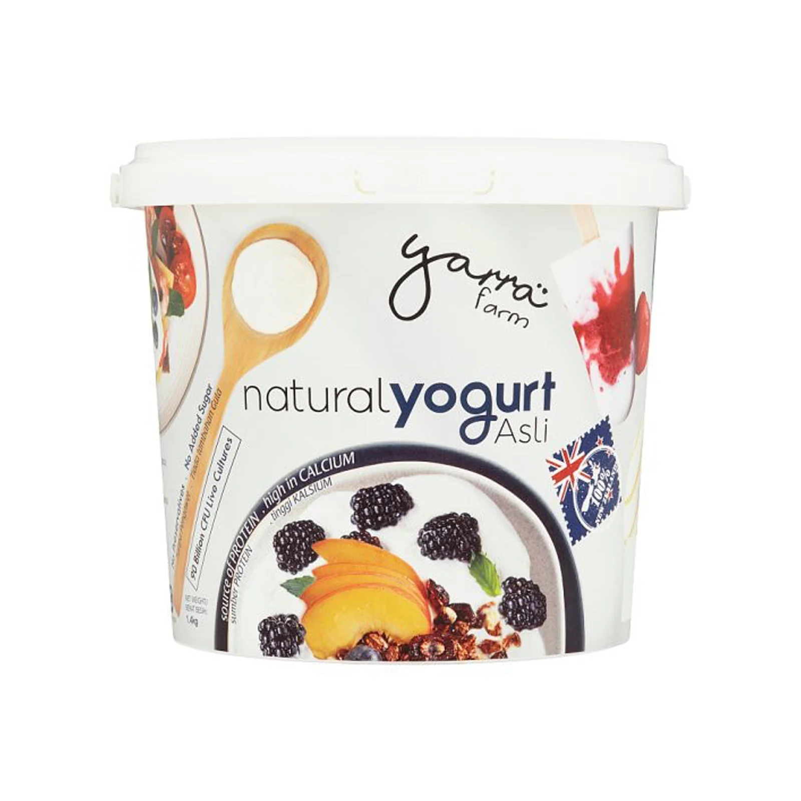 Yarra Natural Yogurt 1.4kg - Image 2