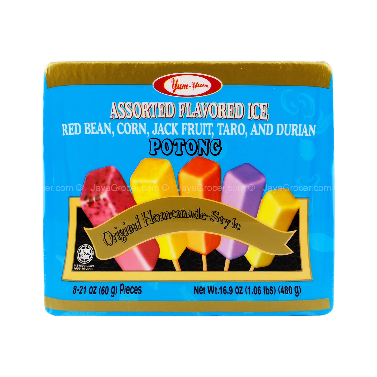 Yum Yum Ice Cream Potong Dessert Assorted Flavours 60ml x 6