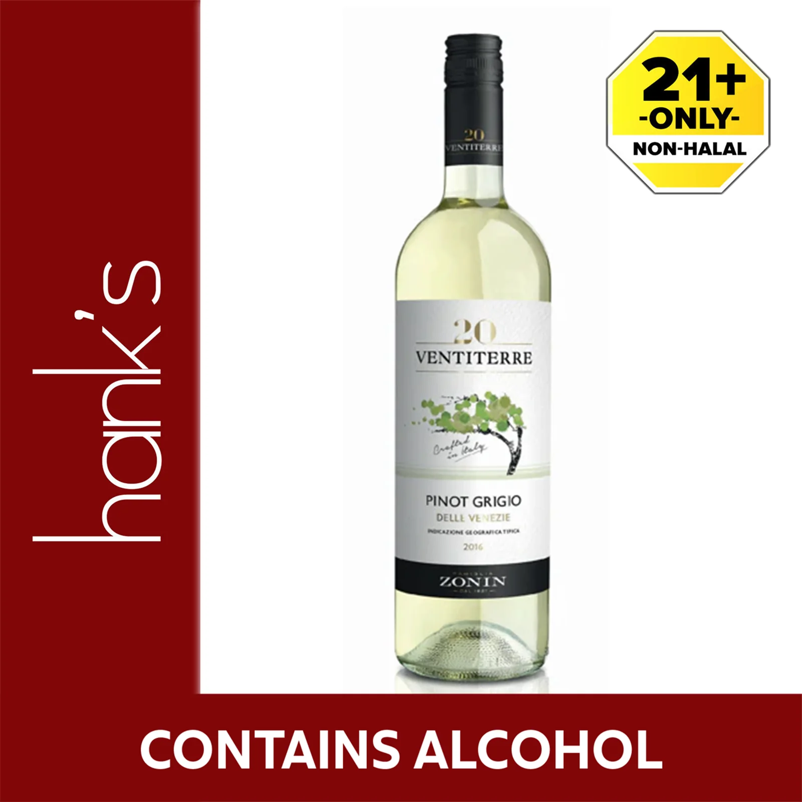 Ventiterra Pinot Grigio Delle Venezie 750ml - Image 2